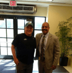 Seth Williams meeting with former Eagles coach Chip Kelly in 2015.