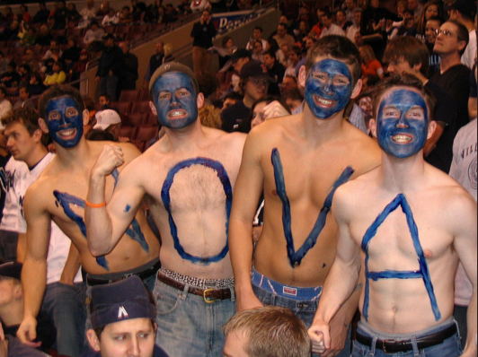 Face-painting 'Nova fans have sometimes had little reason to cheer in the NCAA Tournament.