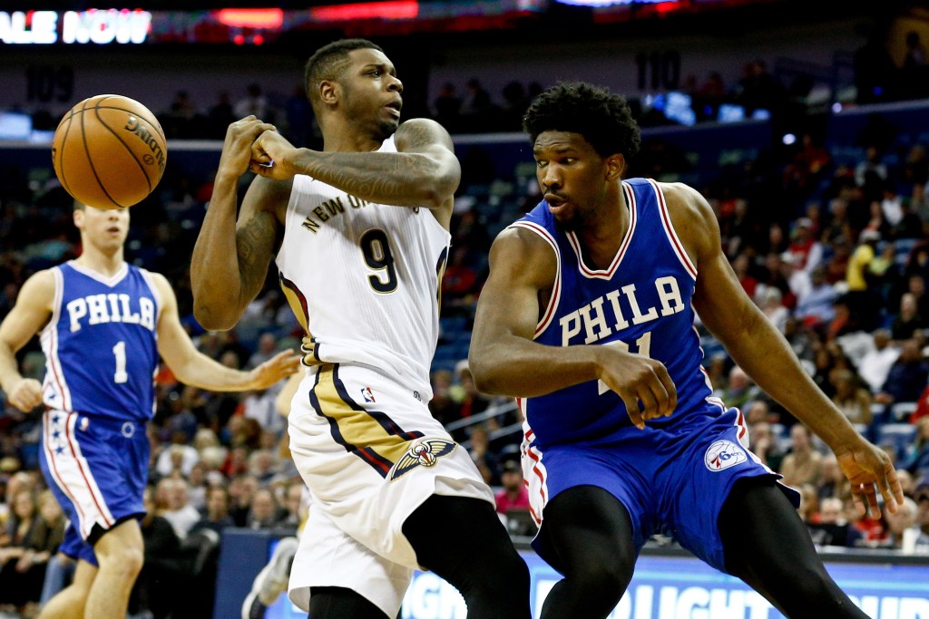 NBA: Philadelphia 76ers at New Orleans Pelicans