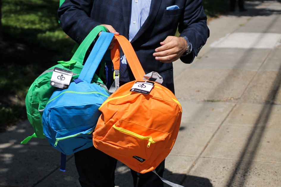 Philadelphia backpack drives and giveaways for the fall season On top