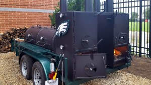 There's a brand new smoker out back at the Eagles training center