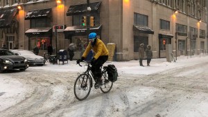 The Bicycle Coalition of Greater Philadelphia said you should only bike in this weather if you absolutely have to.