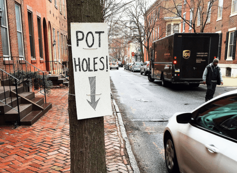 Philly mechanics say potholes are especially bad this year.