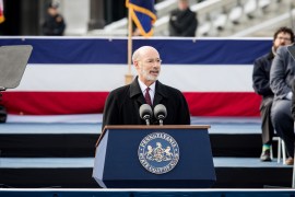 Gov. Tom Wolf delivers his second inaugural speech