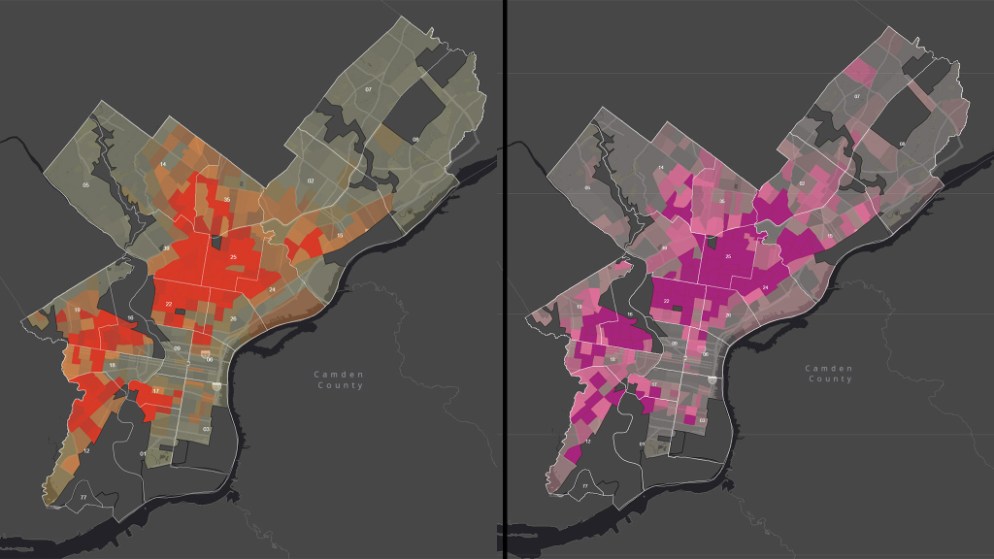Philadelphia shootings vs. poverty rate new map shows the striking