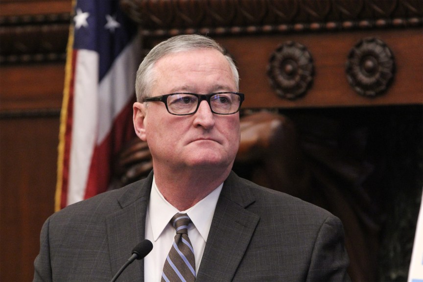 Philadelphia Mayor Jim Kenney at City Hall in March 2020