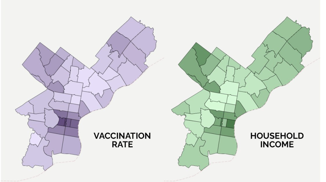 Philadelphia vaccine map: who gets doses of the city?