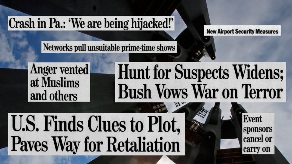 Background: Flight 93 National Memorial in Shanksville, Pa.