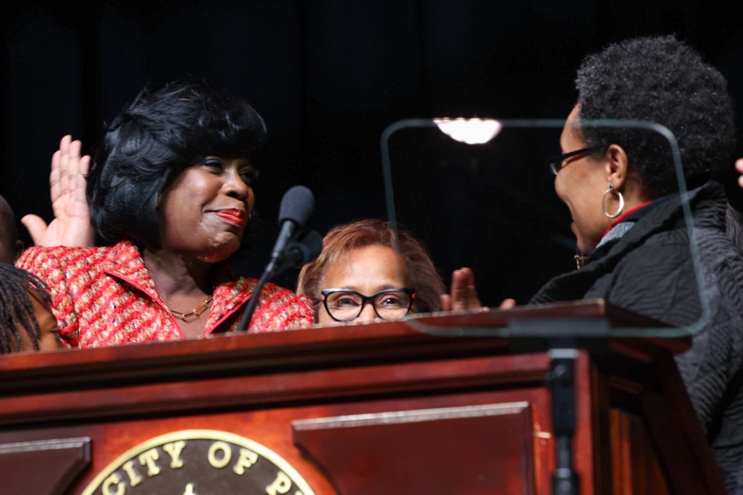Philly Mayor Cherelle Parker, City Council leaders share inaugural stage