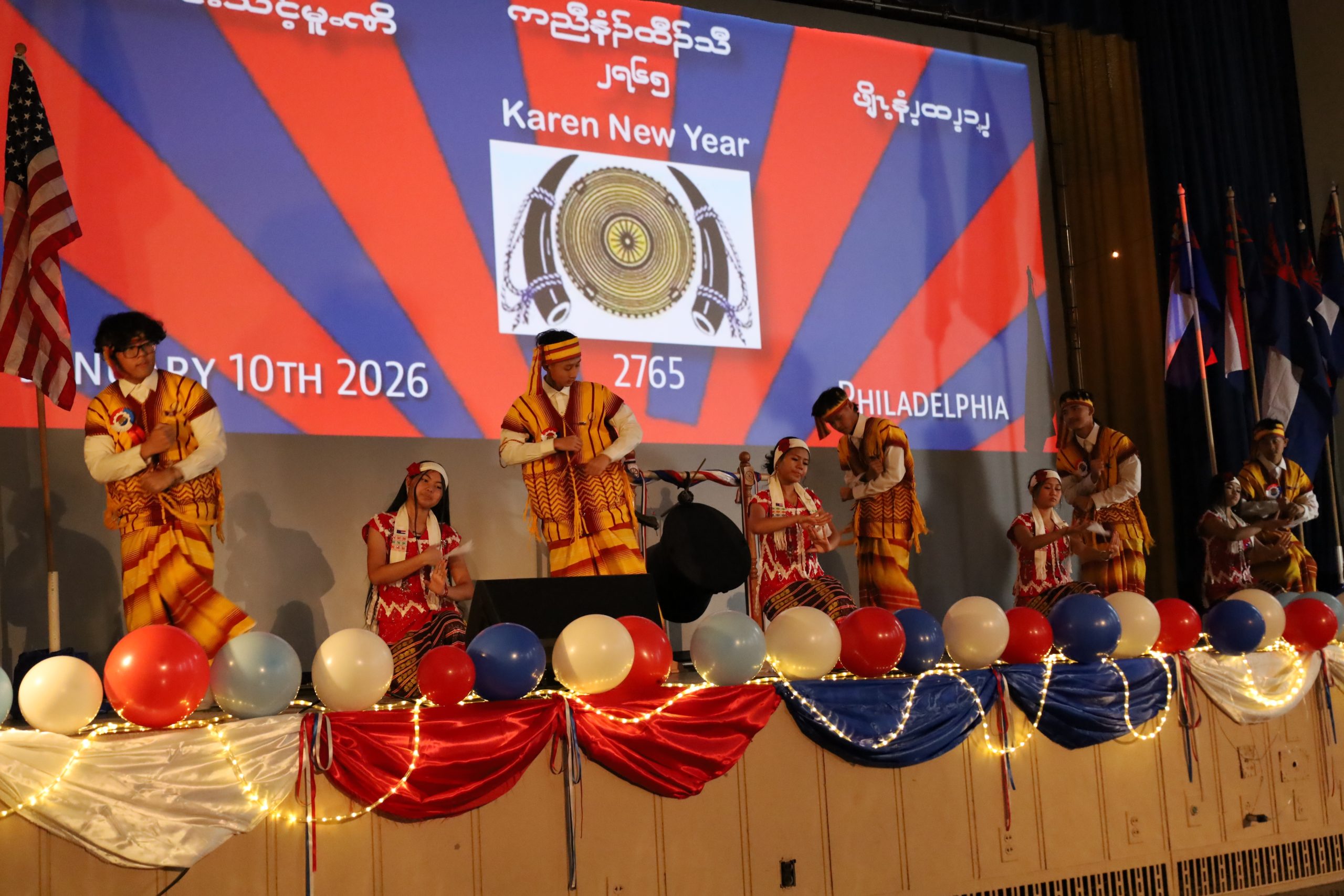 Karen immigrants across Pennsylvania traveled to Bok building last Saturday to sing, dance and welcome their national New Year.
