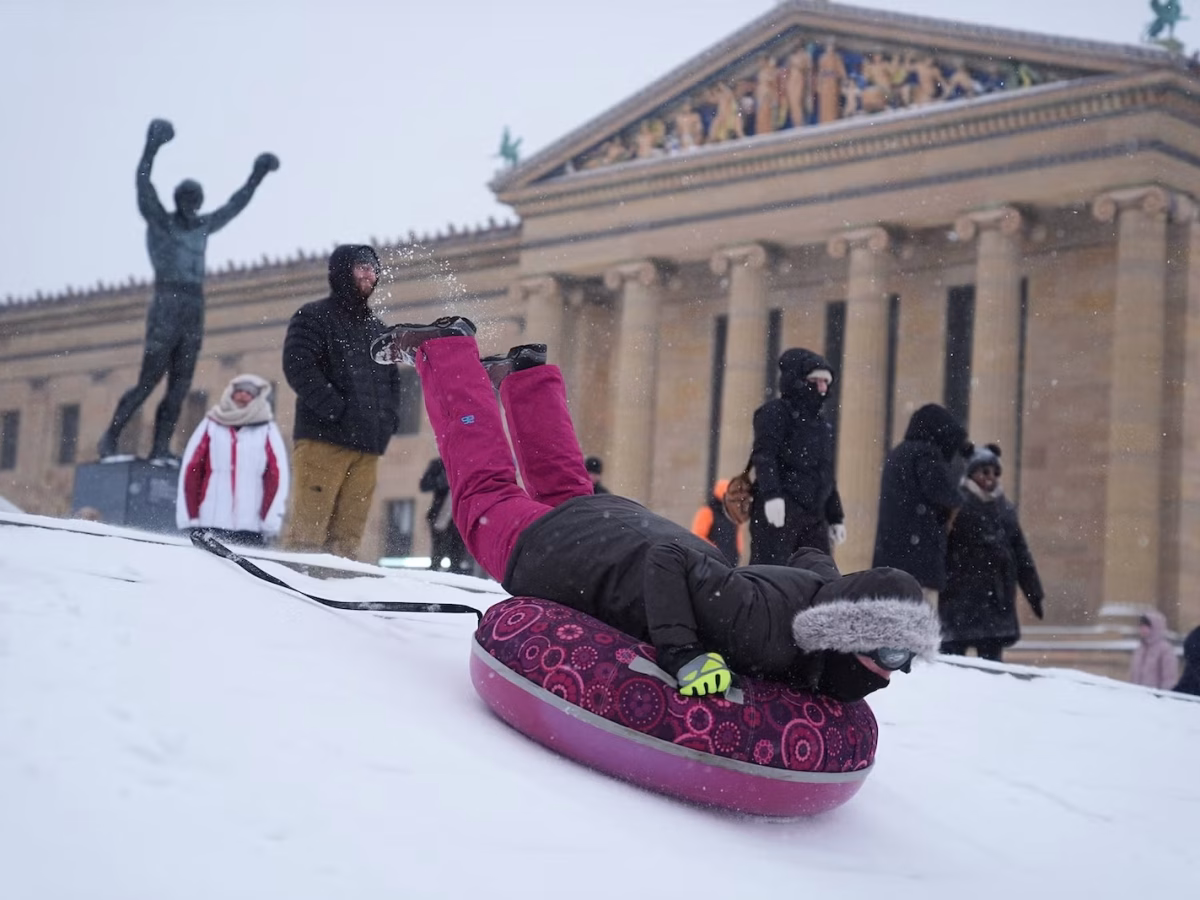 The weird, wild and wonderful ways Philadelphians enjoyed the weekend’s snowstorm