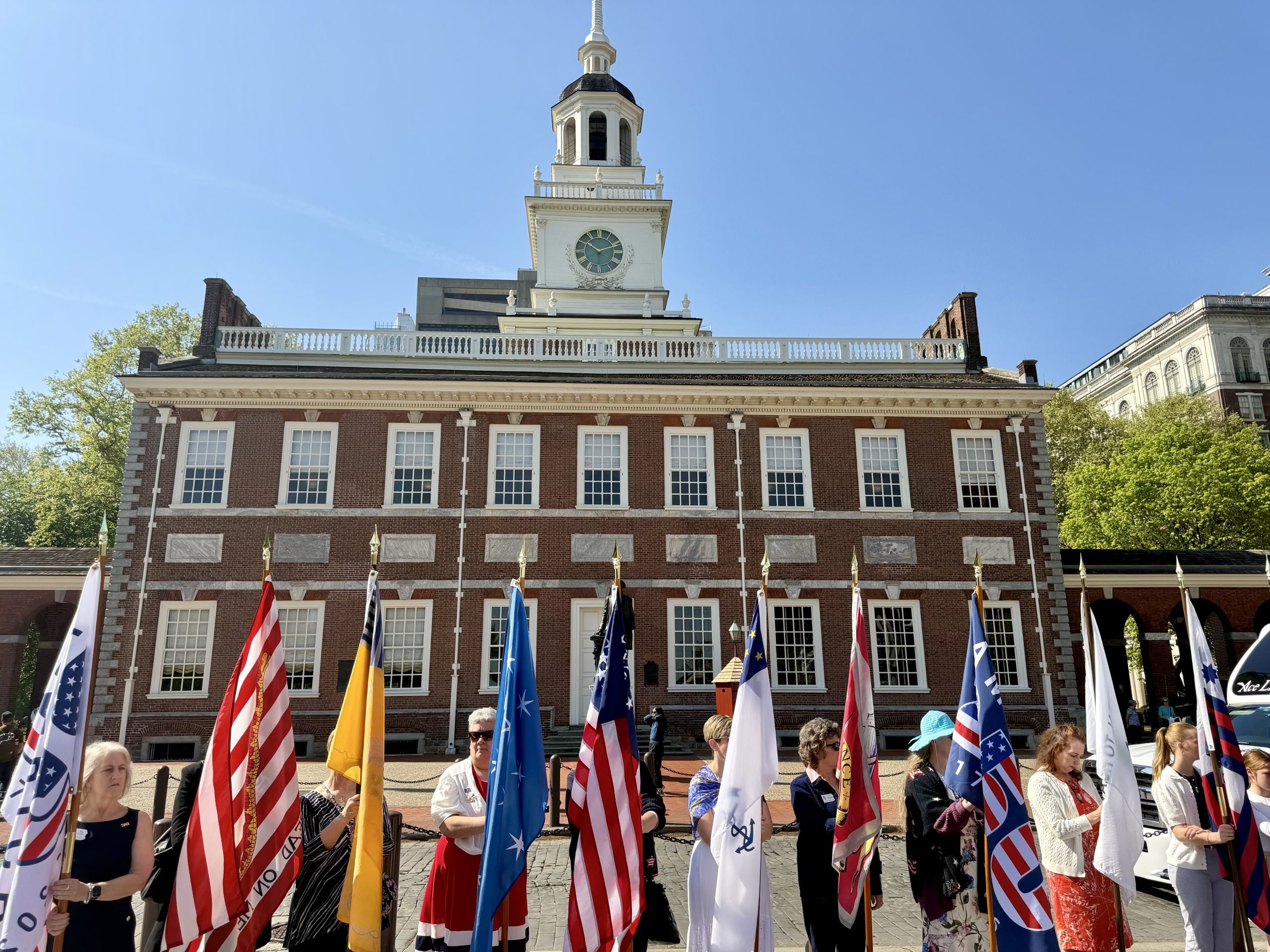 Patriotic women from around Pennsylvania donate to spruce up Independence Hall