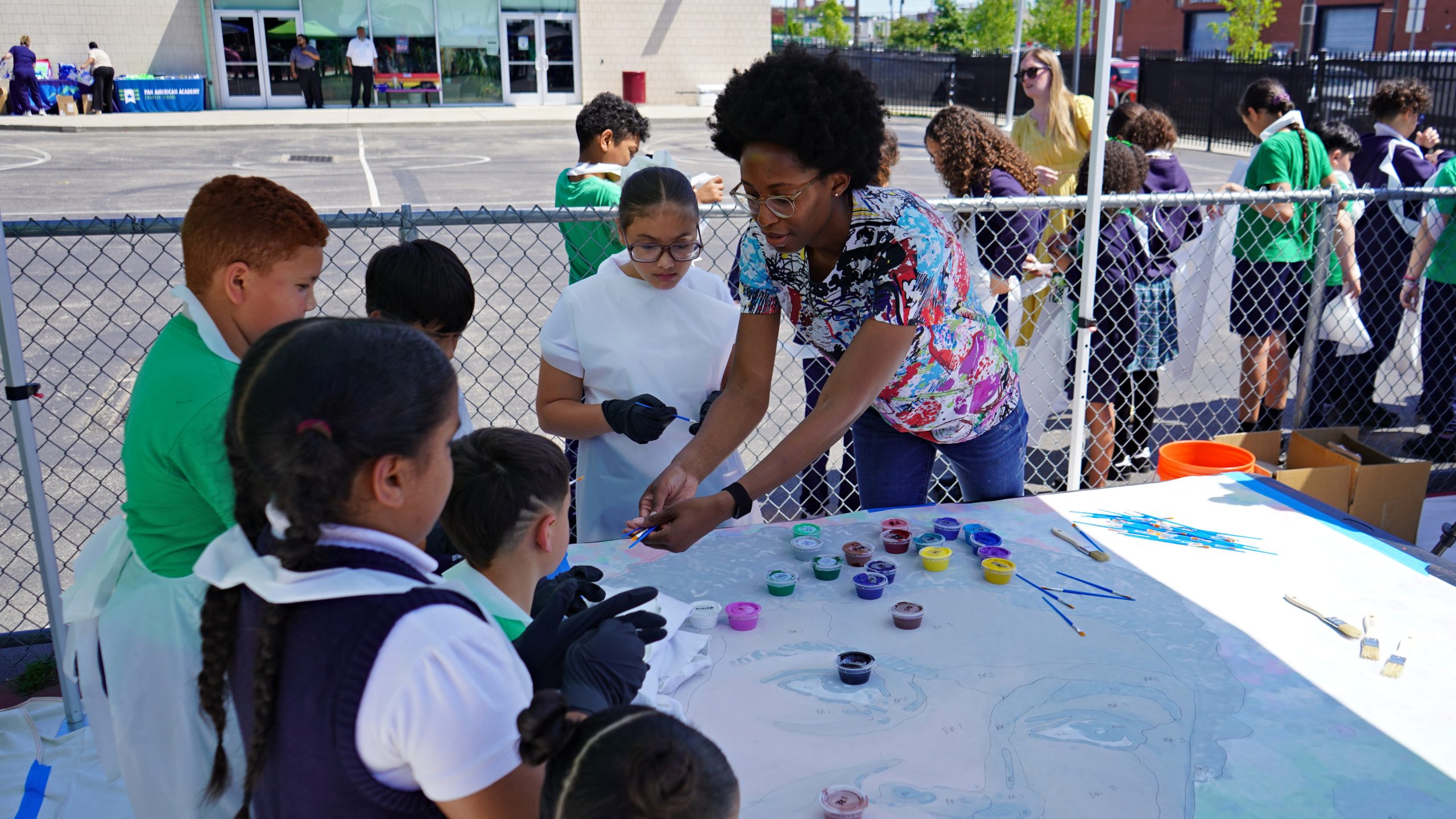 Nilé Livingston’s mural design was first seen in digital form when Philly was vying for the to be a host city. Now it’s becoming a true Philly mural.