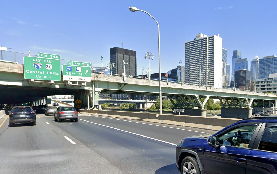 Westbound I-76 in West Philly to close at night for bridge construction