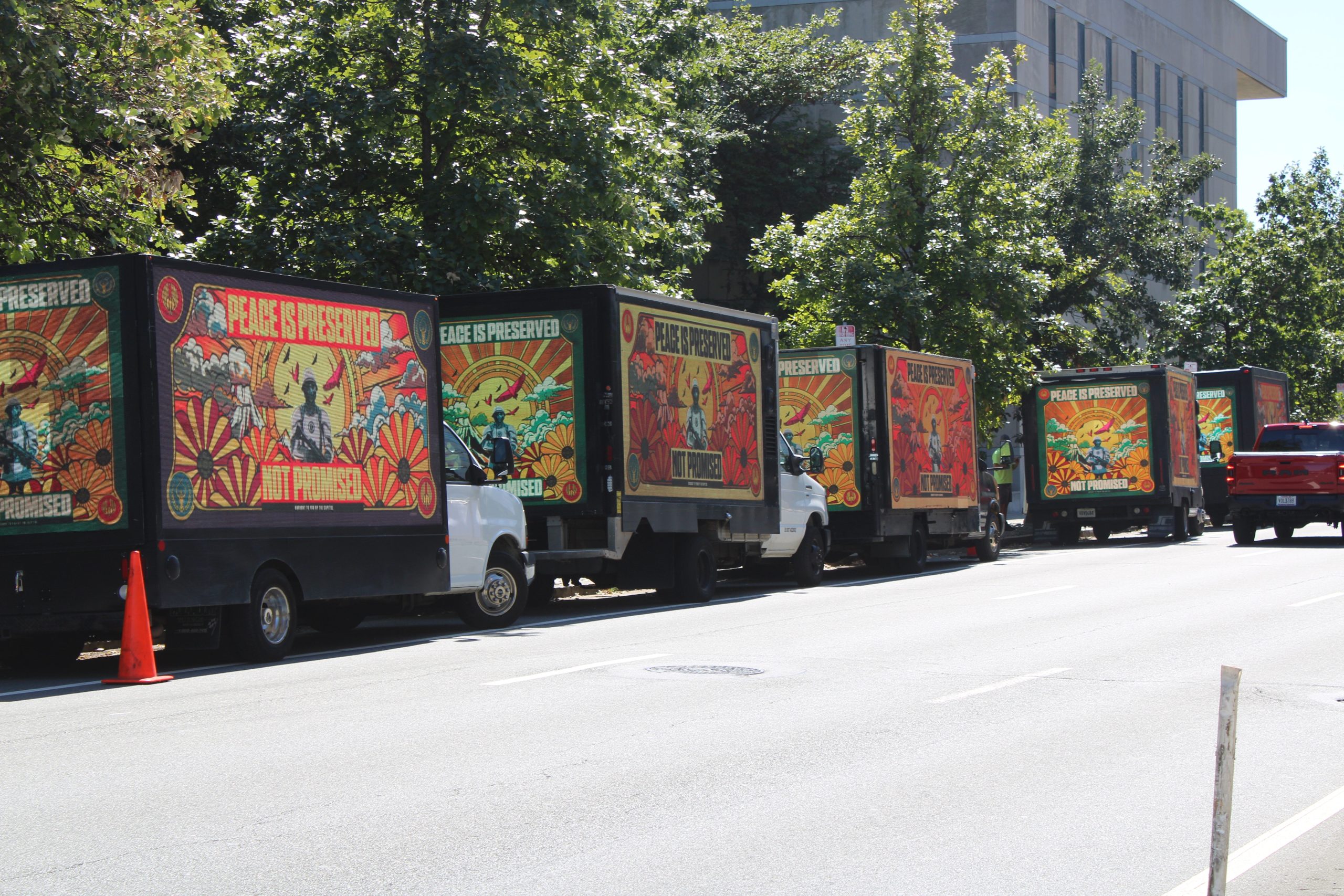 ‘Hunger Games’ trucks roll through Philly with cryptic message